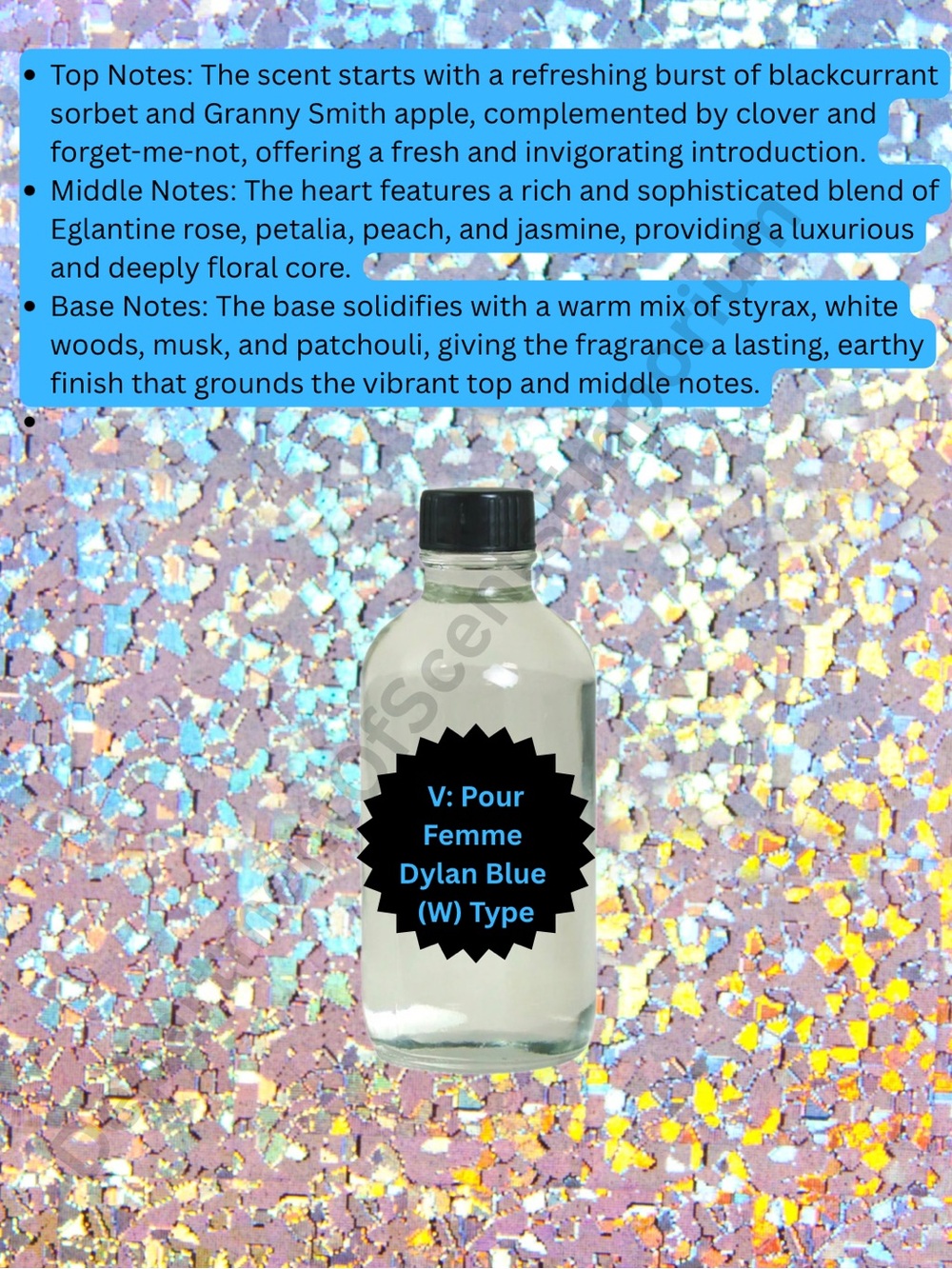 V: Pour Femme Dylan Blue (W) Type Fragrance Oil